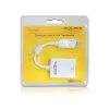 Adattatore cavo video DeLOCK 61766 0,125m VGA DisplayPort bianco