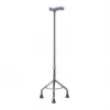 Bastone tripode riabilitativo MDH regolabile in altezza 73–95,5 cm alluminio acciaio argento, carico massimo 100 kg