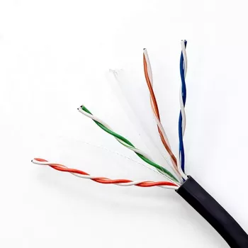 Cavo patch UTP QOLTEC CAT6 100 m nero