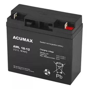 Batteria elettronica AM 18-12 VRLA AGM 12 V 18 Ah