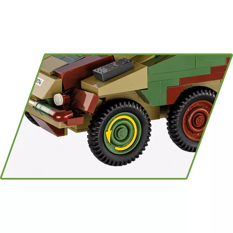 Cobi Historical Collection WWII Sd.Kfz 234/2 Puma veicolo, multicolore