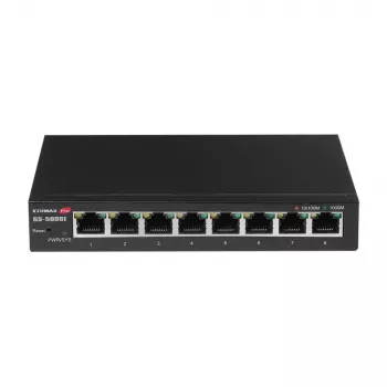 Edimax GS-5008E switch di rete gestito Gigabit Ethernet (10/100/1000) nero