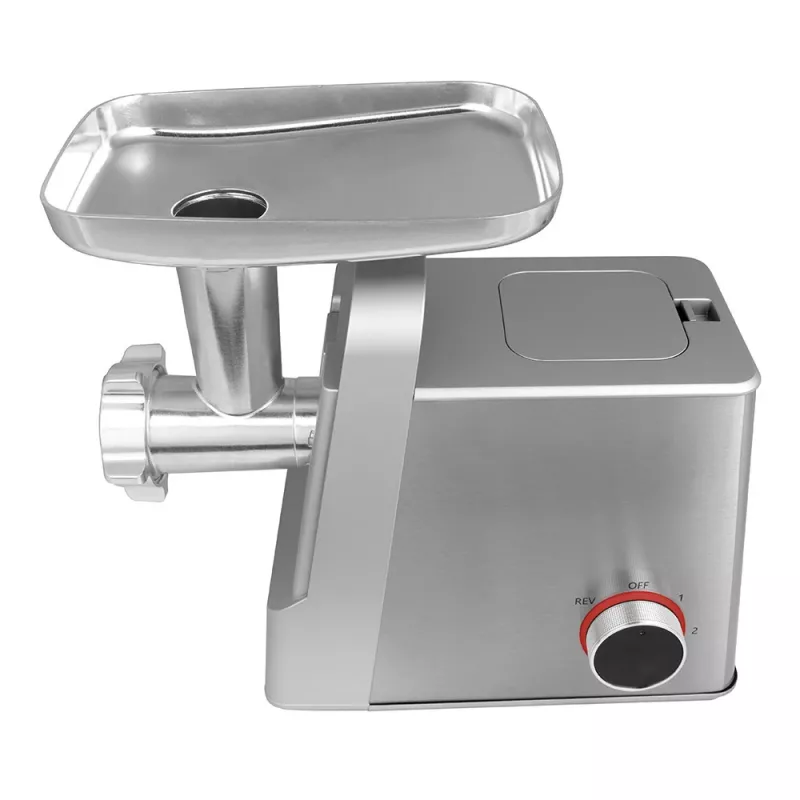 Tritacarne GASTROBACK 41407 — 2100 W, corpo in acciaio inox, resa 2,5 kg/min