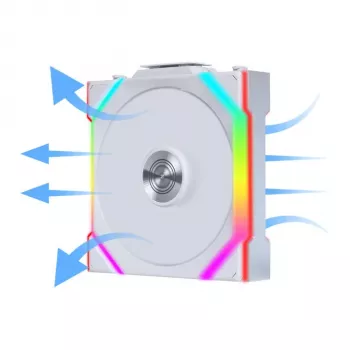 Lian Li UNI FAN SL Wireless 120 ARGB Reverse Blade bianco confezione da 3