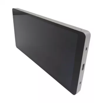 Dual Control Panel Shelly Wall Display X2 WiFi/BLU (argento) + BLU H&T