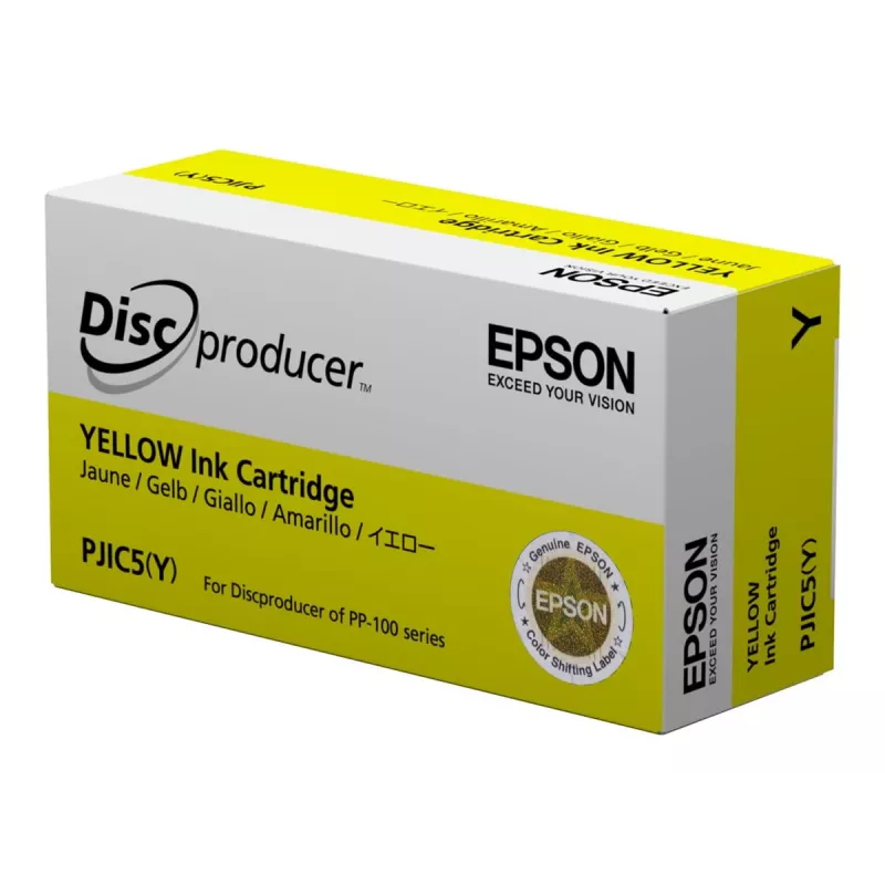 Epson Discproducer PJIC7(Y) Cartuccia d'inchiostro, giallo, 31,5 ml, originale (C13S020692)