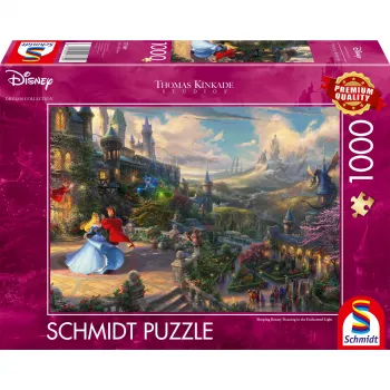 Puzzle Schmidt Spiele Thomas Kinkade Studios Disney Dreams Collections La bella addormentata 1000 pezzi