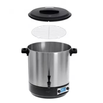 Sterilizzatore per conserve Adler AD 4496 28L 2600W acciaio inox nero