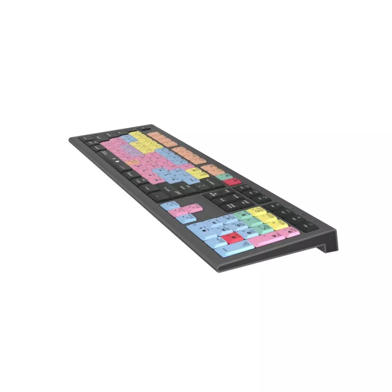 Tastiera Logickeyboard ASTRA 2 USB AZERTY inglese nera full-size 104 tasti