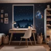 Lampada decorativa neon MANTA SNL90MT Style Neon Lights — motivo astronauta su razzo