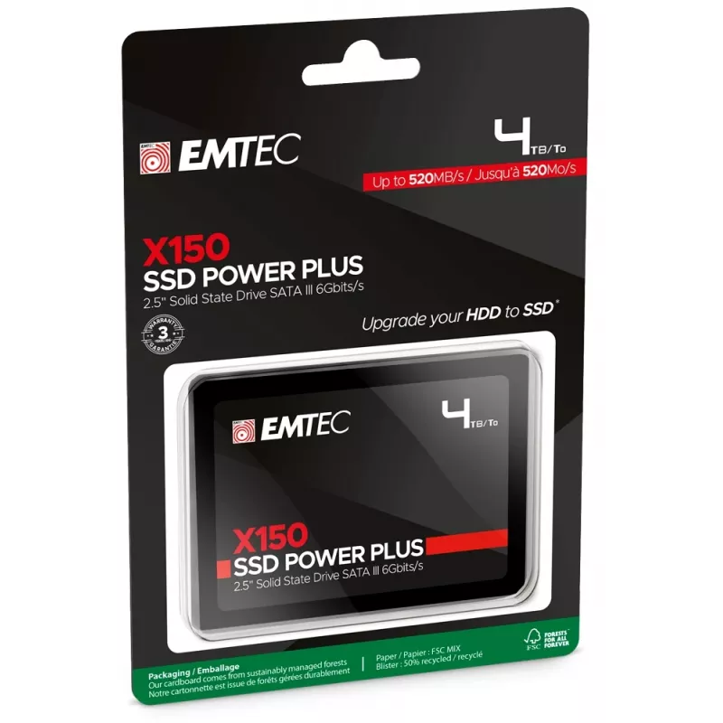 SSD Emtec X150 4 TB 2,5