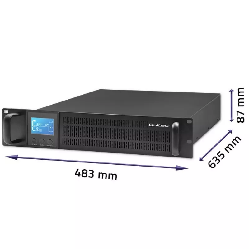 UPS QOLTEC 53946 Line-Interactive 2 kVA gruppo di continuità