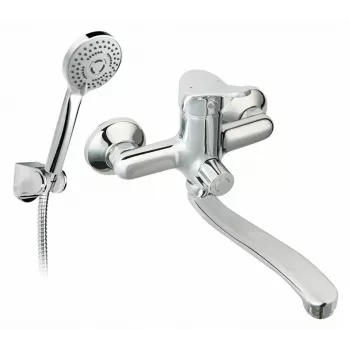 Miscelatore bagno FERRO BPT55A Petite – bocca corta con accessori