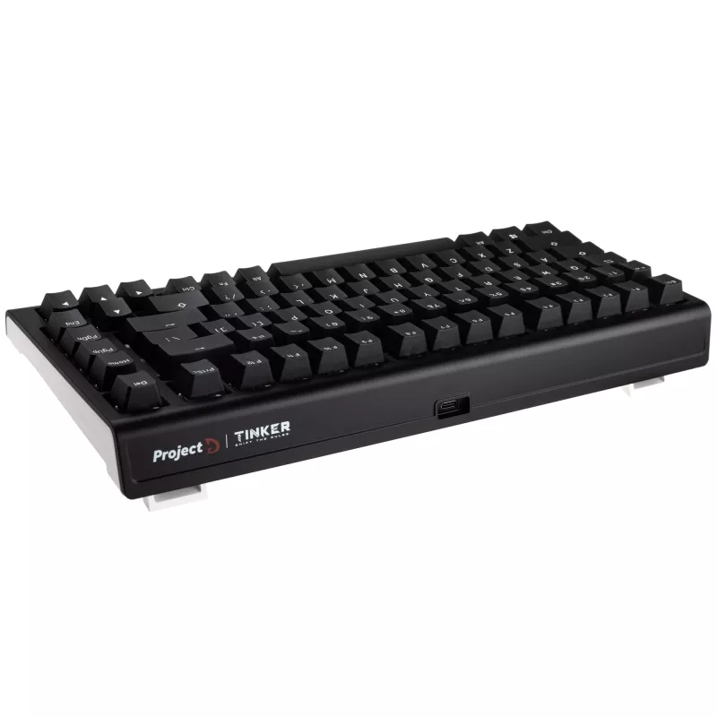Tastiera gaming Ducky Tinker 75, RGB, nero - MX-Blue (ANSI)
