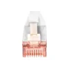 Digitus DK-1624-100S-5 Cavo patch Slim CAT 6 U/FTP, 10 m, grigio, confezione da 5