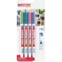 Pennarello gessetto Edding 4085/4W metallic punta 1–2 mm, set da 4 pezzi