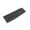 Tastiera full-size con filo NATEC NAUTILUS NKL-1950 — USB, QWERTY US International, 105 tasti, nero