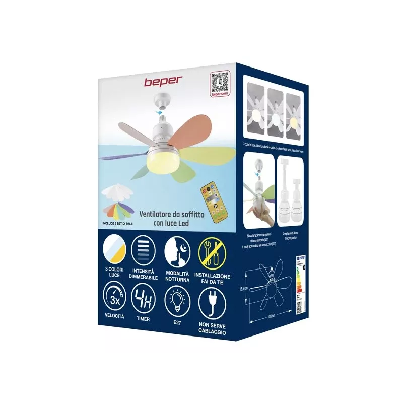 Ventilatore Beper P206VEN610 3 velocità 30W