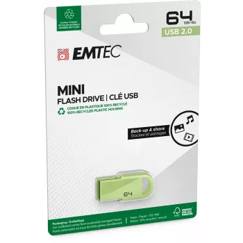 Chiavetta USB Emtec D250 Mini 64 GB USB Type-A 2.0 nero