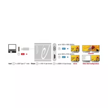 Adattatore grafico USB DeLOCK 87705