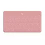 Logitech Keys-To-Go - tastiera - Bluetooth - QWERTY - spagnolo - blush pink - per Apple iPad/iPhone/TV