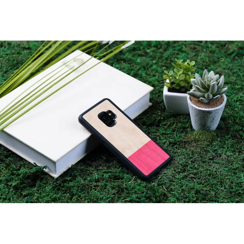 Custodia per smartphone man and wood per Samsung Galaxy S9 — design Mismatch nero