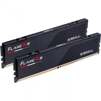 DIMM 32 GB DDR5-6000 (2x 16 GB) kit dual, memoria RAM nera, F5-6000J2836G16GX2-FX5, Flare X5, AMD EXPO