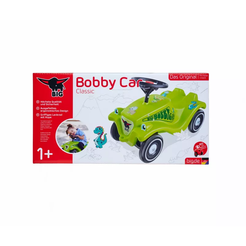 Bobby Car Classic Dino, scivolo verde