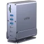 Docking station Unitek D1135AGY01 adattatore DisplayLink supporto Triple-4K, 15-in-1, alimentazione PD 15W