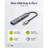 Hub USB Goobay Slim a 4 porte, USB-C™ a USB-C™/USB-A, USB 3.2 (74459)