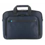 Mobilis Executive 4 Twice - borsa notebook - apertura dall'alto, 40 % materiale riciclato - 35.6 cm - 11 - 14 - blu navy, nero (005040)