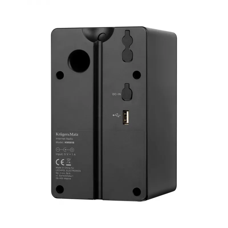 Radio internet Kruger & Matz KM0818.1 con Wi‑Fi, Bluetooth, USB e sveglia