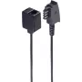 Cavo telefonico ShiverPeaks BS71035 0,2 m nero