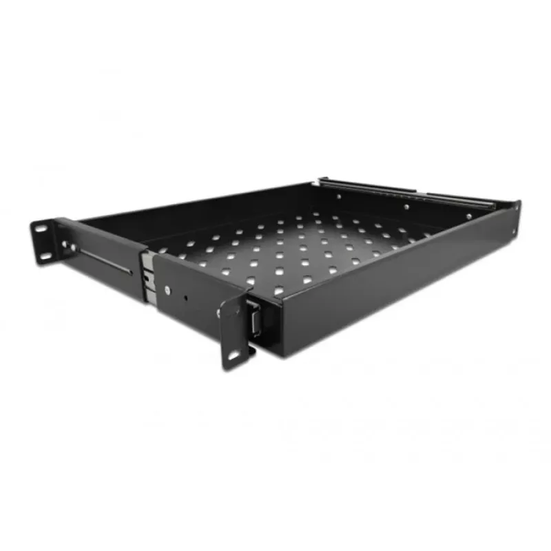 Delock - cassetto per rack - nero - 1U - 48,3 cm (19