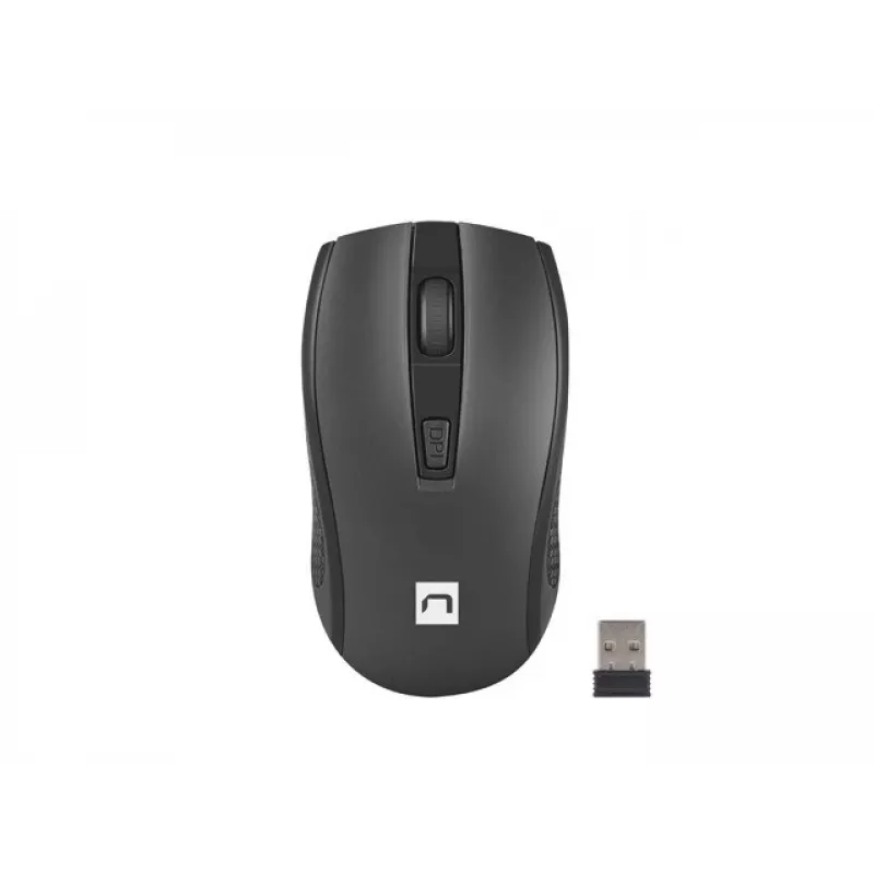 Natec Squid NZB-1989 Kit tastiera e mouse wireless, layout US, nero
