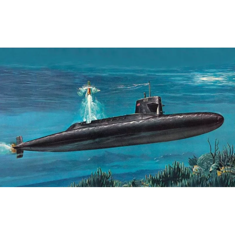 Modello in plastica nave REVELL S.S.B. Abraham Lincoln scala 1/253 kit