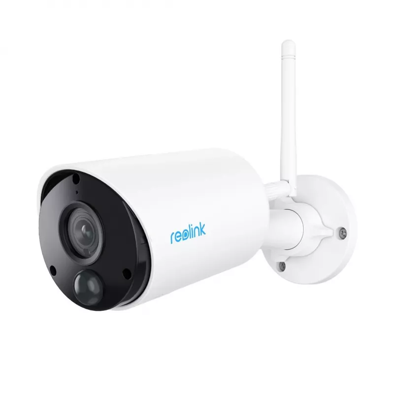 Reolink Argus Eco Telecamera di sorveglianza WiFi per esterni, 1080p, batteria/solare (BWB2K07)