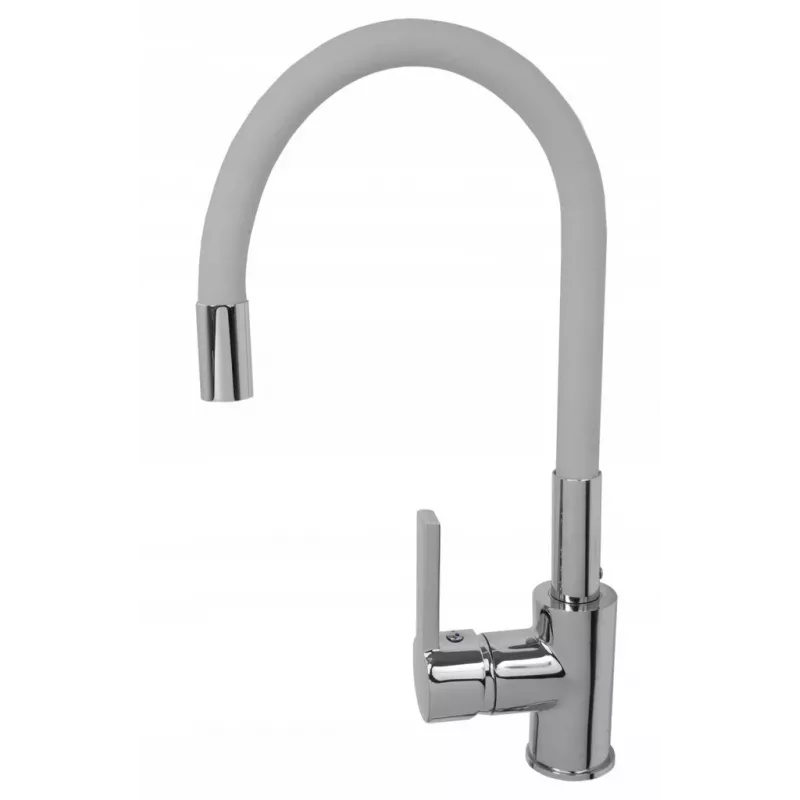 Rubinetto da cucina PYRAMIS Flessi grigio 090938001 - rubinetto da lavello orientabile