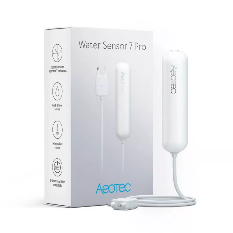 Sensore acqua AEOTEC Water Sensor 7 Z-Wave Plus rilevatore di perdite AEOEZWA018