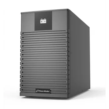 Armadietto batterie UPS PowerWalker BP I72T-12x9Ah Tower nero — 12 vani, batterie 9 Ah, ruote, 318×192×428 mm