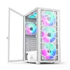 Case PC Montech X3 GLASS mid-tower bianco