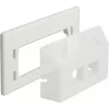 Piastra adattatore keystone, montaggio (bianco)