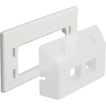 Piastra adattatore keystone, montaggio (bianco)
