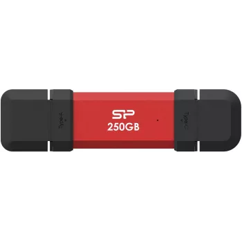SSD portatile Silicon Power DS72 250GB, USB-C/USB-A 3.2 Gen 2