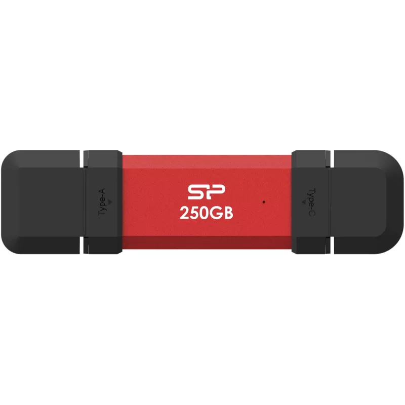 SSD portatile Silicon Power DS72 250GB, USB-C/USB-A 3.2 Gen 2