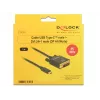 Adattatore USB-C su DVI DeLOCK 1 m 85320