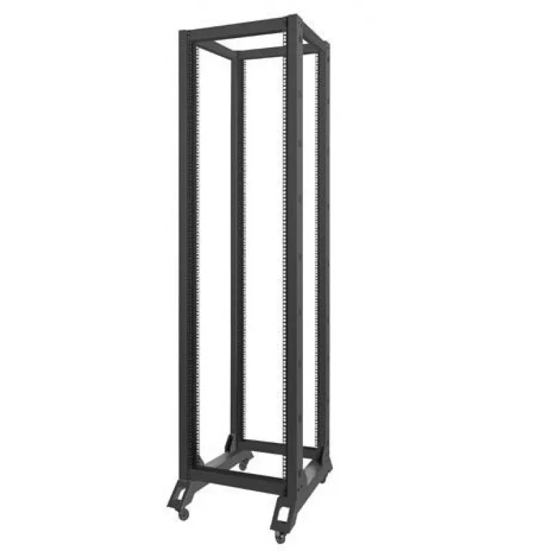 Lanberg OR01-6842-B Rack aperto da 19 pollici, 42U, 600x800 mm, nero