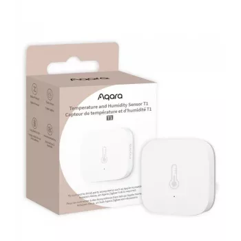Aqara TH-S02D Sensore bianco temp. & umidità. HomeKit Alexa Google