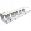 ROLINE Easy2Open canalina portacavi, montaggio sottotavolo, bianco, 44,9 cm