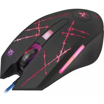 Mouse gaming Defender Forced GM-020L ambidestro USB Type-A ottico 3200 DPI